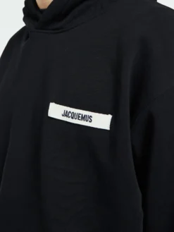 Le Hoodie Gros Grain i Black
