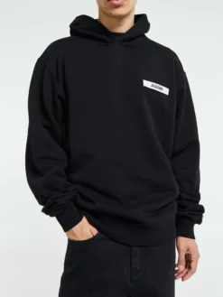 Le Hoodie Gros Grain i Black