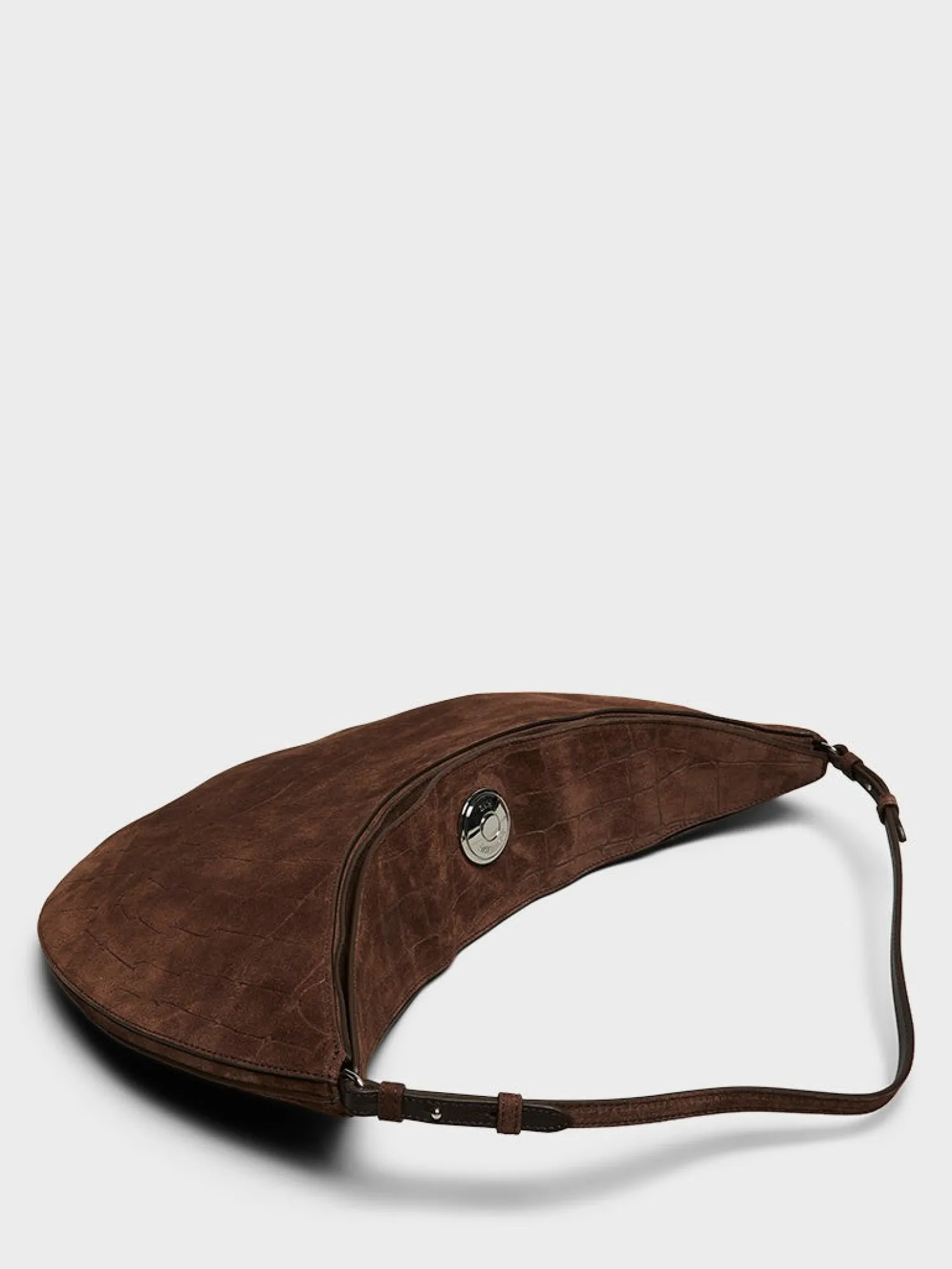 Le Ovalo Hobo Taske i Mørk Brun