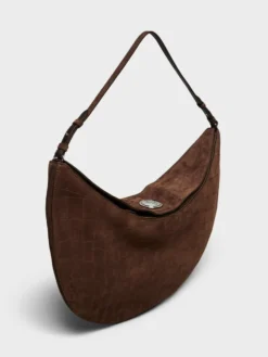 Le Ovalo Hobo Taske i Mørk Brun