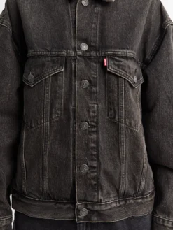 Levi's X Jordan Type III Trucker Jacket i Sort