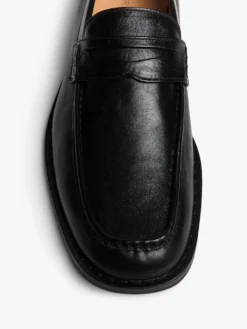 Light Loafer i True Dyed Sort Læder