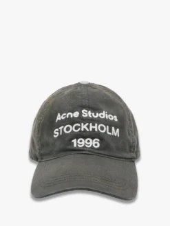Logo Cap i Faded Sort