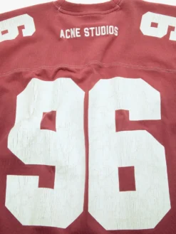 Logo Jersey T-shirt i Falmet Rød