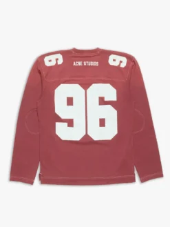 Logo Jersey T-shirt i Falmet Rød