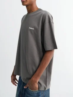 Logo T-shirt i koksgrå