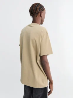 Logo T-shirt i Taupe