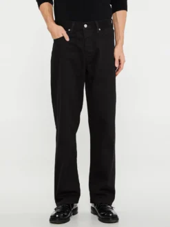 Loose Jeans i Black Rinse