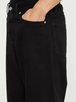 Loose Jeans i Black Rinse