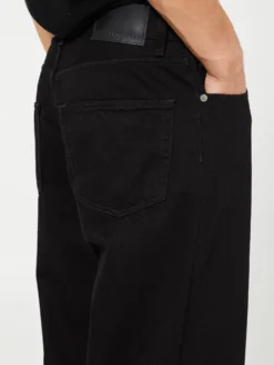 Loose Jeans i Black Rinse