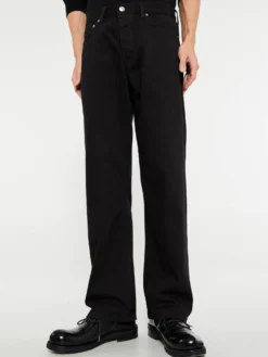 Loose Jeans i Black Rinse