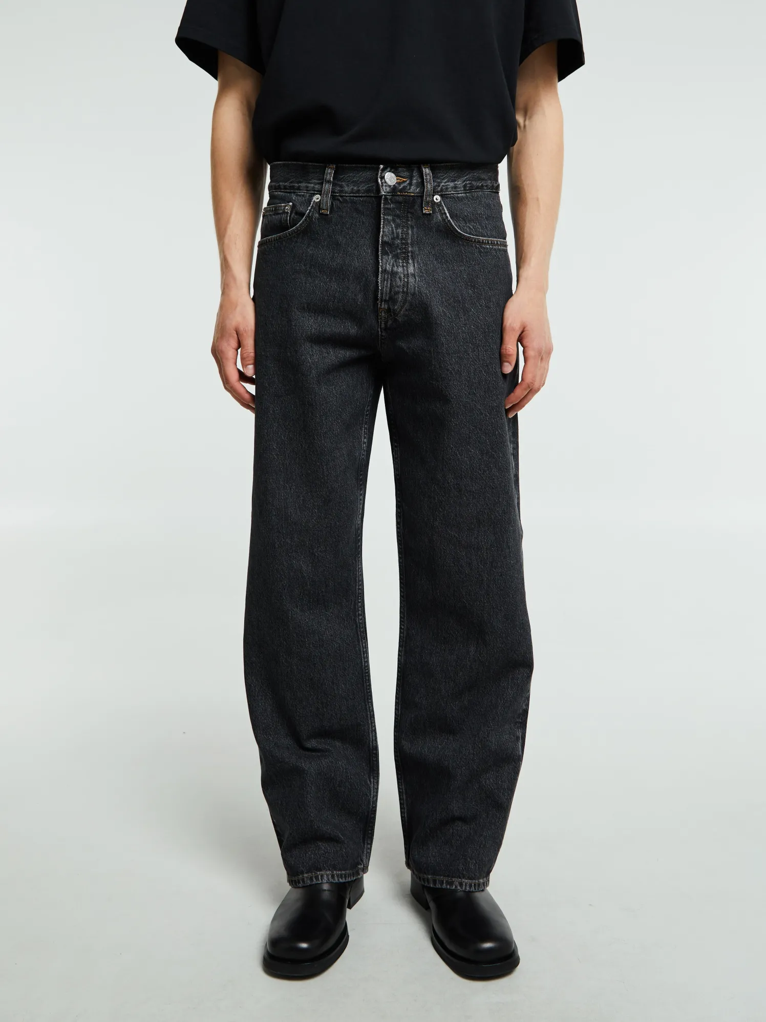 Loose Jeans i Black Stone