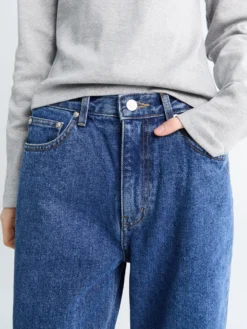 Loose Jeans i Klassisk Blå