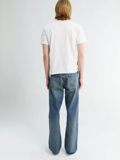Loose Jeans i Mørkeblå Vintage