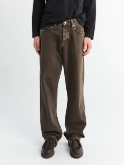 Loose Jeans i Vintage Brun