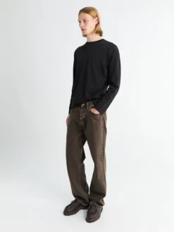 Loose Jeans i Vintage Brun