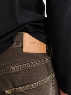 Loose Jeans i Vintage Brun