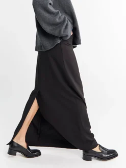 Malvo Lang Pencilskirt i Sort