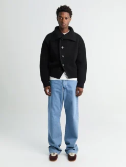 Marino Cardigan i Sort