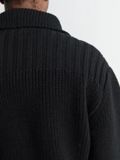Marino Cardigan i Sort