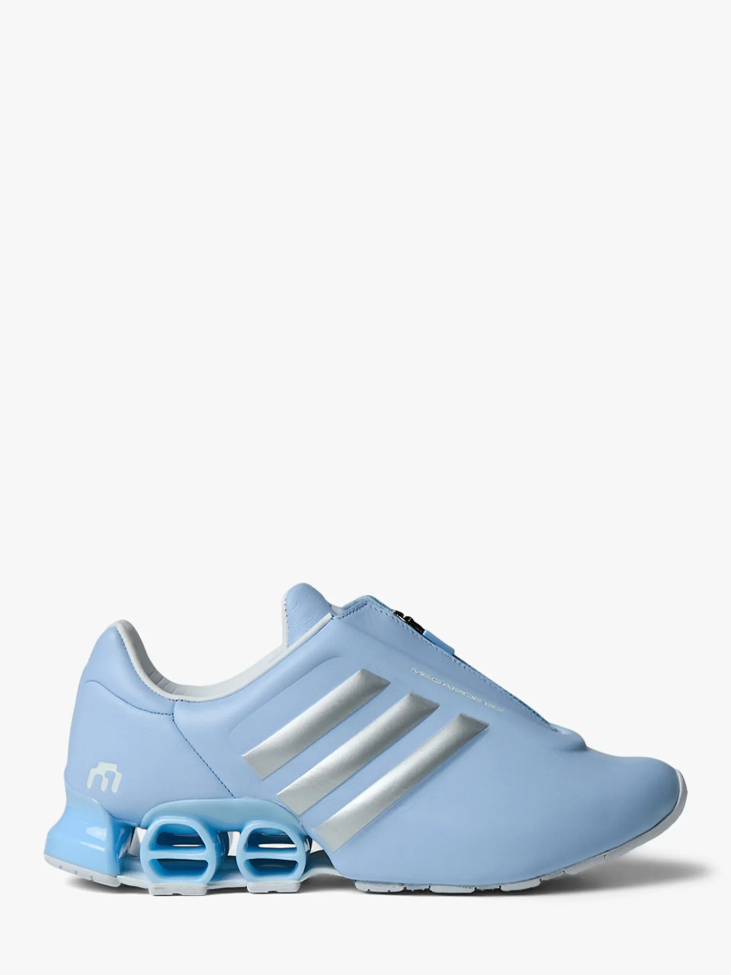 Megaride S2 Miaou sko i Glow Blue, Silver Metallic og Cloud White