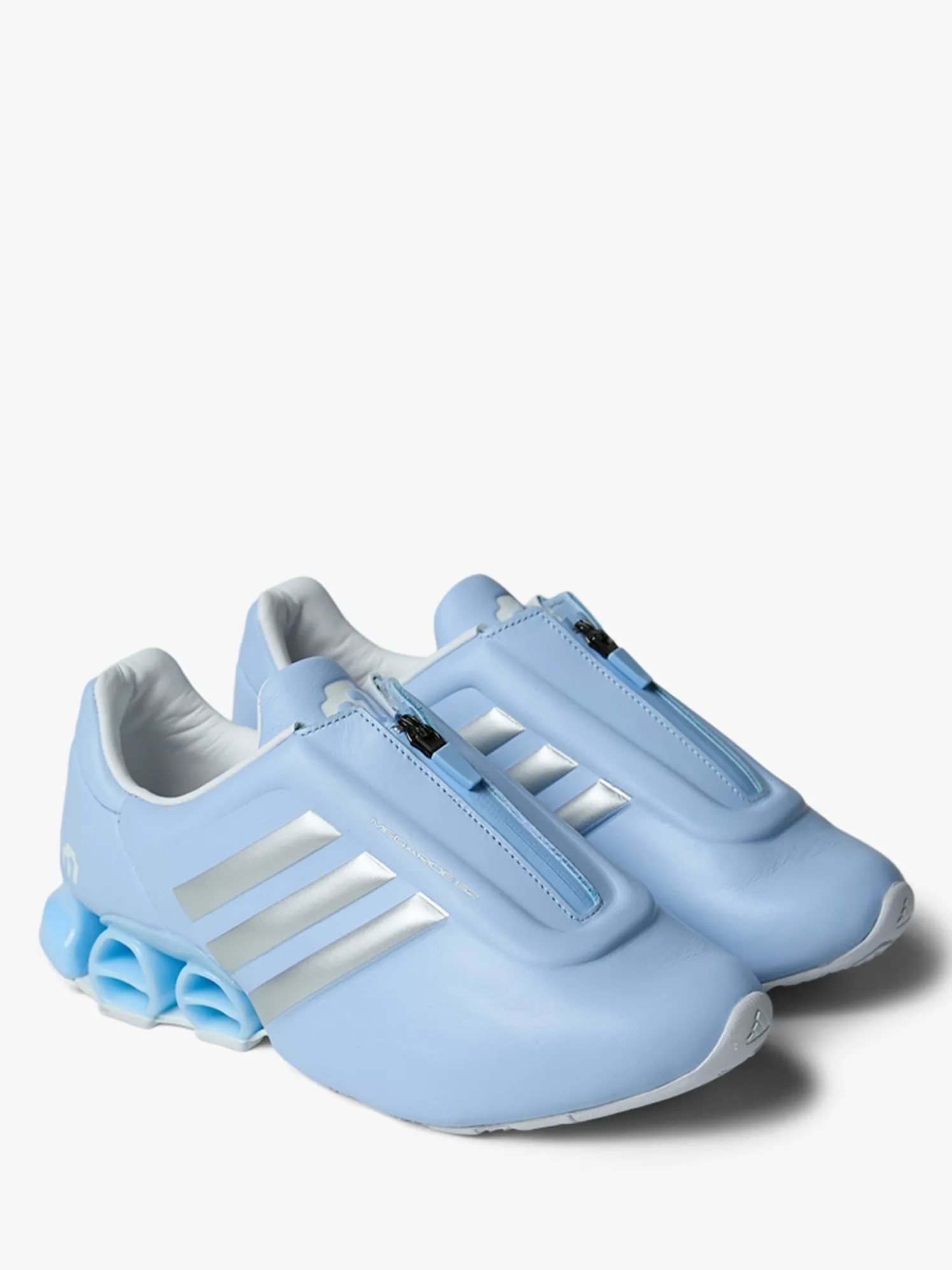 Megaride S2 Miaou sko i Glow Blue, Silver Metallic og Cloud White