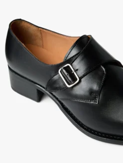 Men's Pedestrian Single Monk Strap i Sort