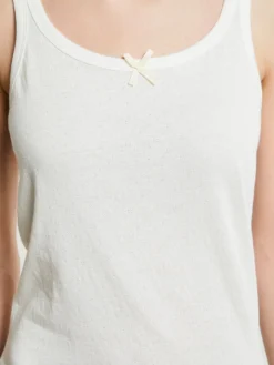 Messhu Tank Top i Pure Ecru