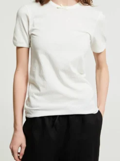 Messhu T-Shirt i Pure Ecru