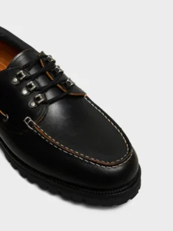 Metal Hook Boat Shoes i Sort