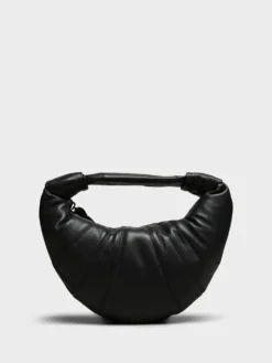Mini Fortune Croissant Bag i Granit Blå