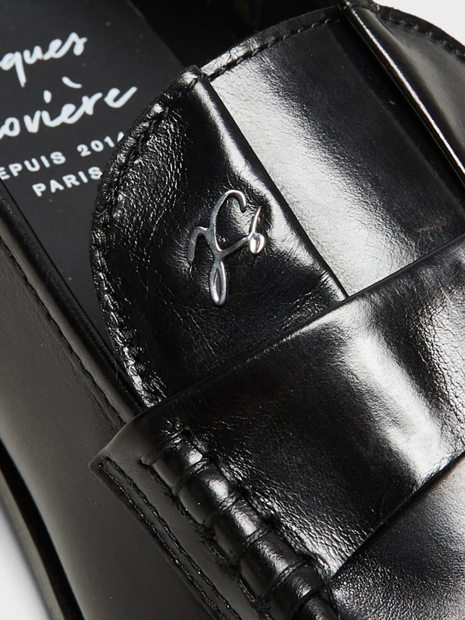 Moliere Shoes i Black Polished