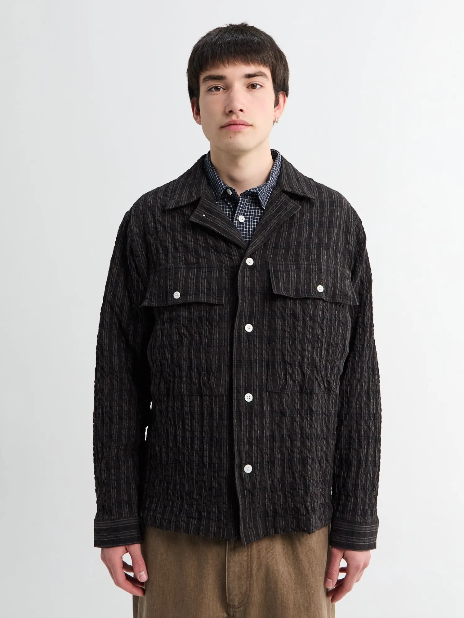 Mols Hunting Check Shirt i Dilicioso Brown