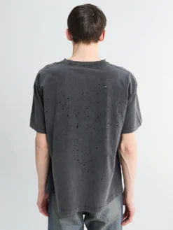 MothTech T-shirt i Aged Black