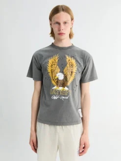 MothTech T-shirt i Falmet Sort