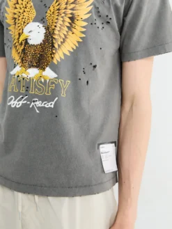 MothTech T-shirt i Falmet Sort