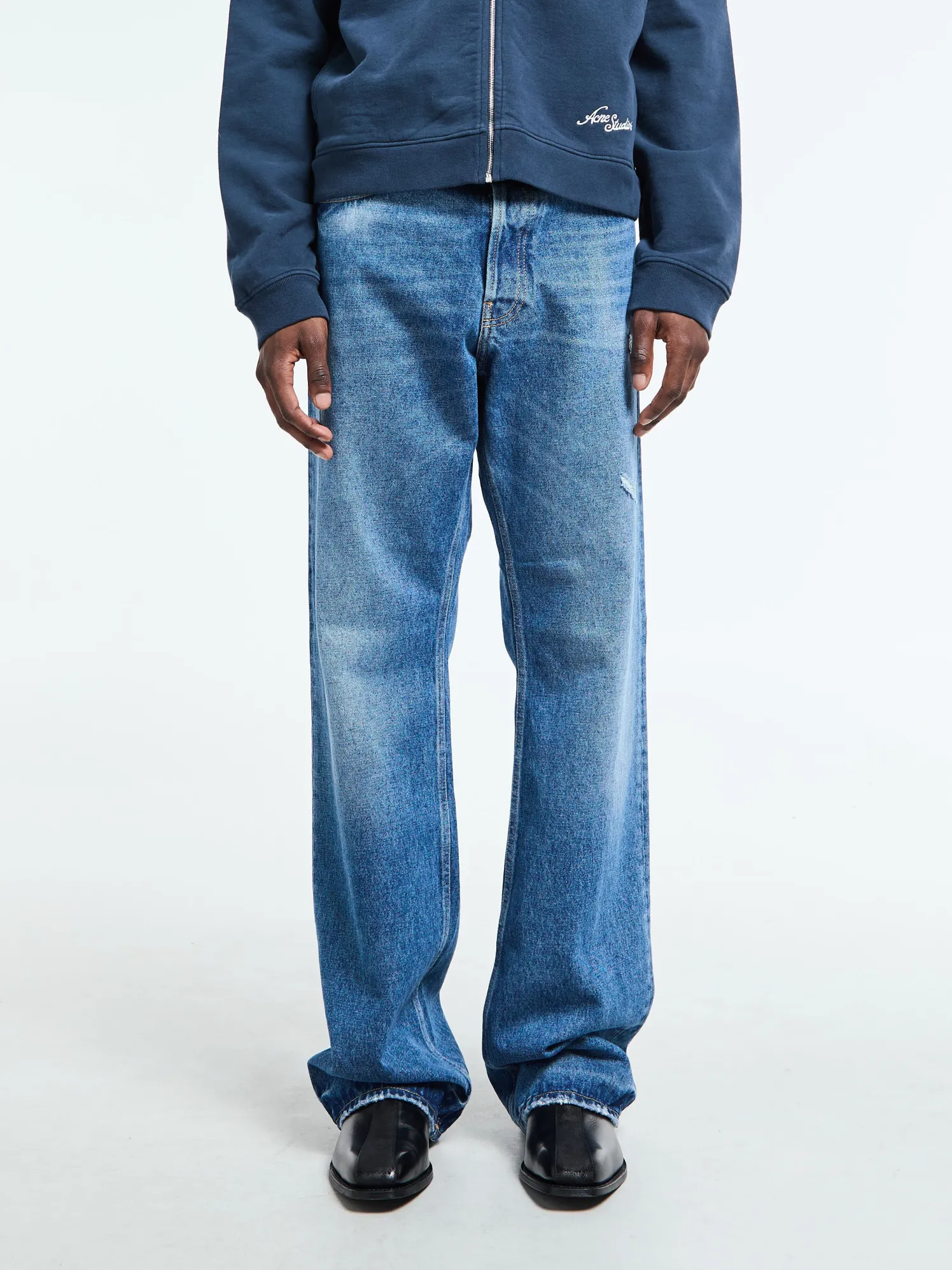 2010M Regular Fit Jeans i Mid Blue
