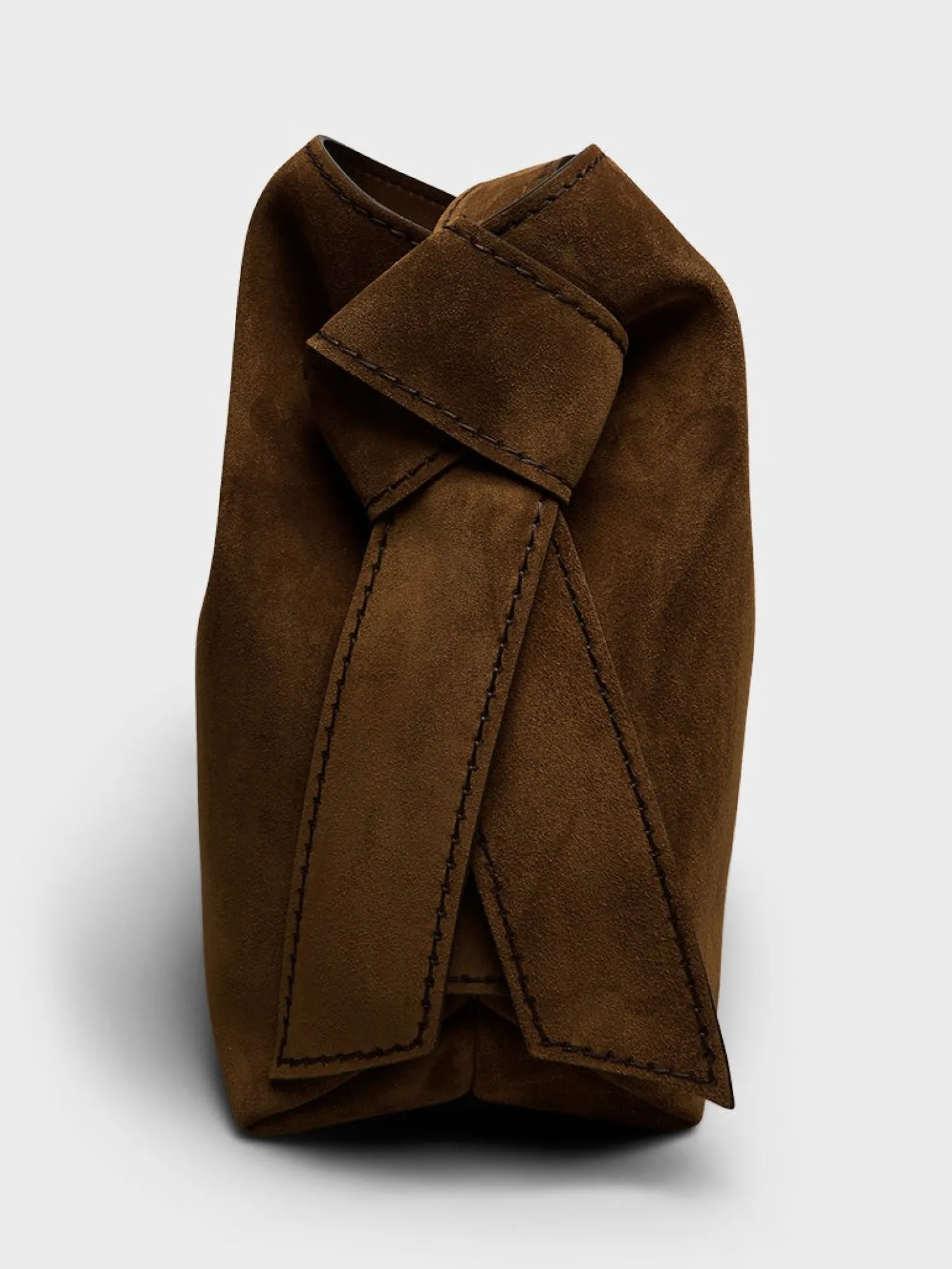 Musubi Midi Taske Ruskind i Cognac Brun