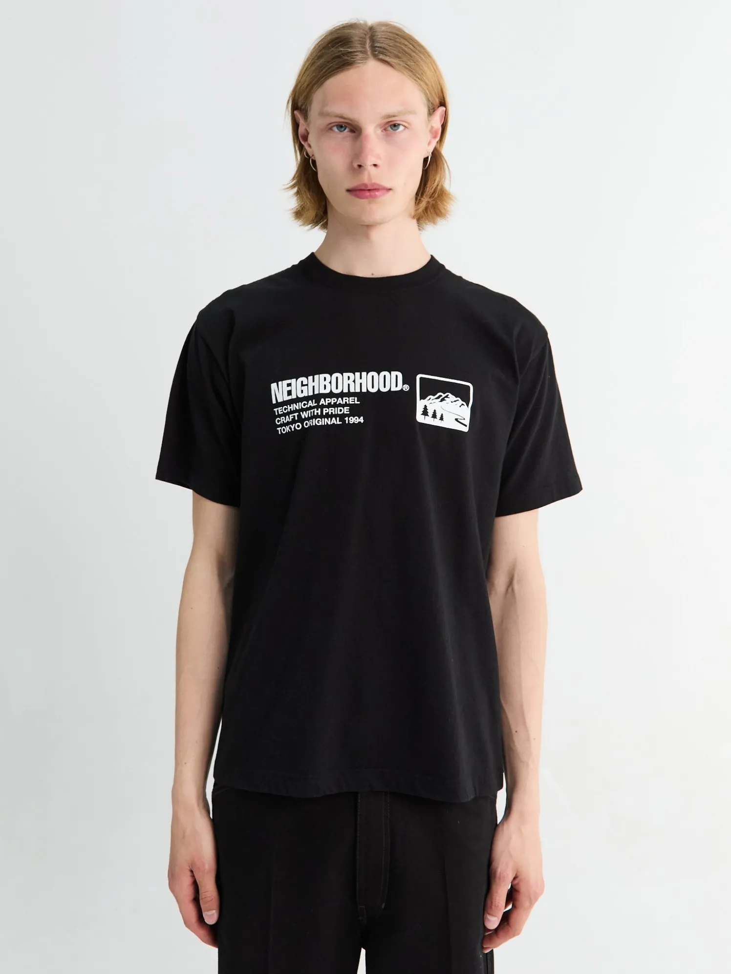 NH. T-shirt SS-10 i Sort