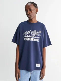 NH x Eddie Bauer Classic Crewneck i Navy