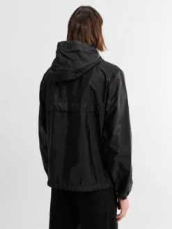 Nidge Hooded Jacket i Sort