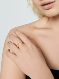 Ocean Ensemble Diamant Ring i 18K Guld