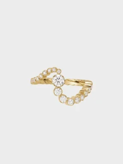 Ocean Ensemble Diamant Ring i 18K Guld