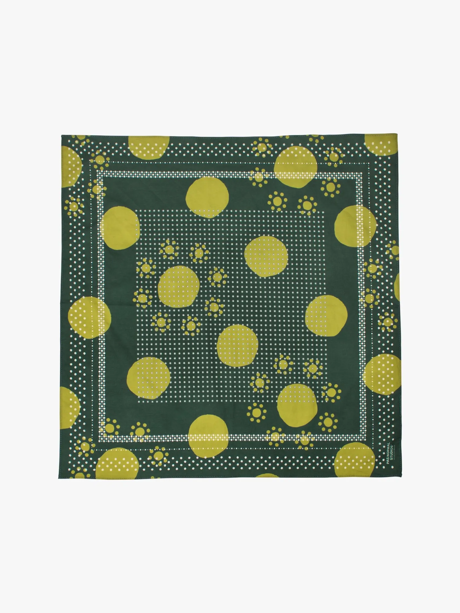 Off-Race Bandana in Moss Green