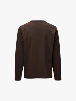 Off-Race Cotton Tech Langærmet T-shirt i Mørk Lilla
