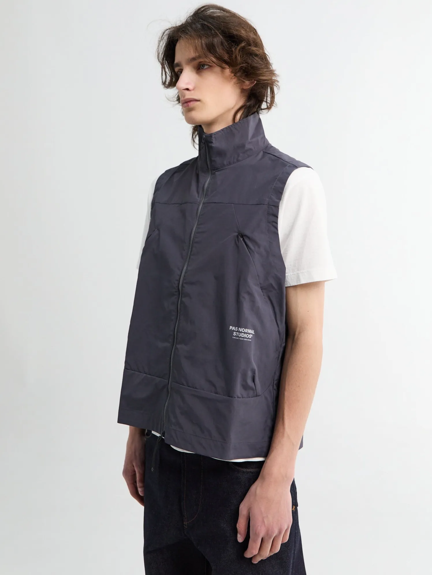 Off-Race Utility Vest i Stål