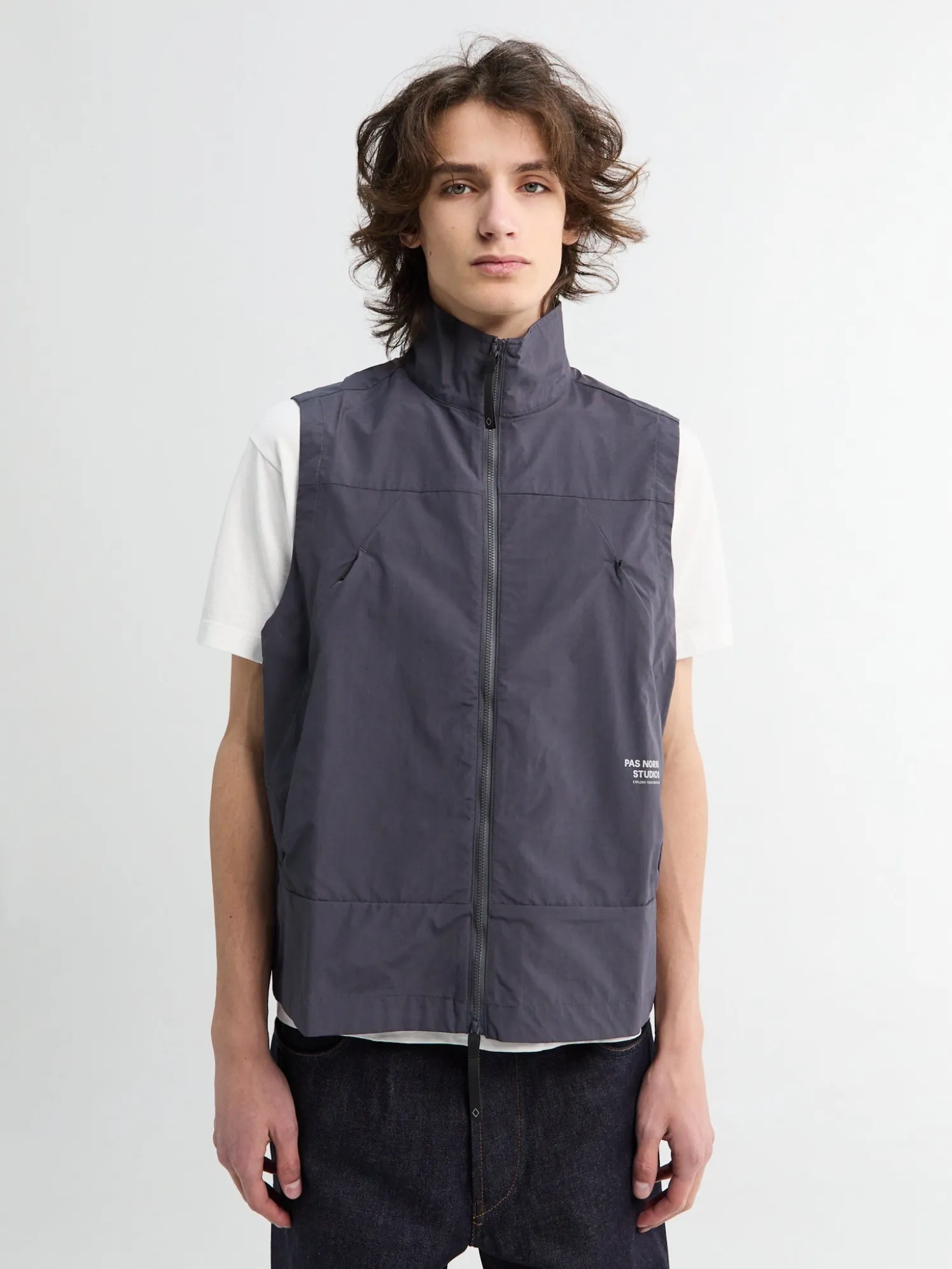 Off-Race Utility Vest i Stål