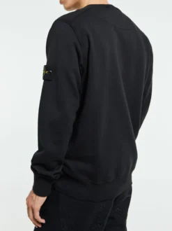 6100060 Organic Cotton Fleece i Sort