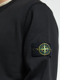 6100060 Organic Cotton Fleece i Sort