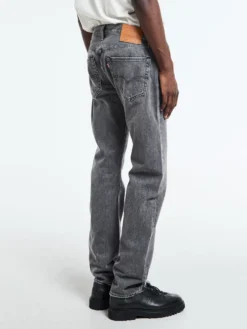 501 Original Fit Selvedge Jeans i Black Ash